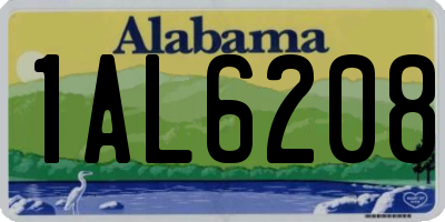 AL license plate 1AL6208