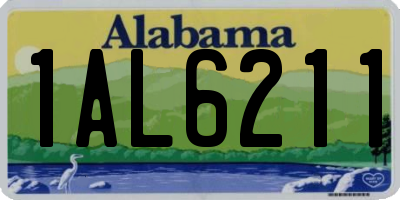 AL license plate 1AL6211