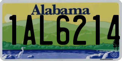AL license plate 1AL6214