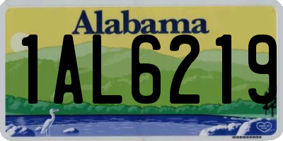 AL license plate 1AL6219