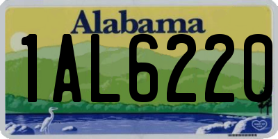 AL license plate 1AL6220