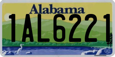 AL license plate 1AL6221