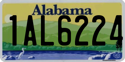 AL license plate 1AL6224