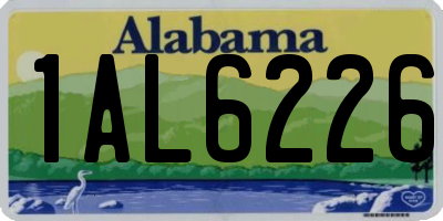 AL license plate 1AL6226