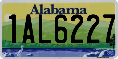 AL license plate 1AL6227