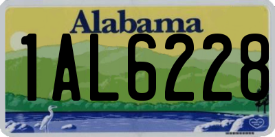 AL license plate 1AL6228