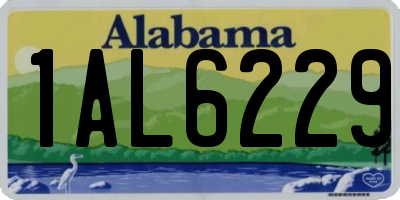 AL license plate 1AL6229