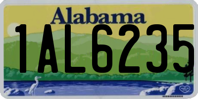 AL license plate 1AL6235