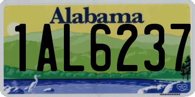 AL license plate 1AL6237