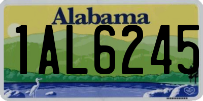 AL license plate 1AL6245