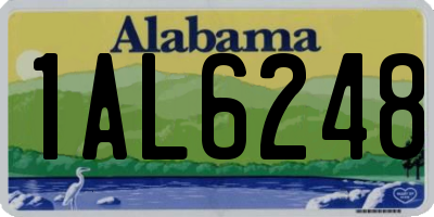 AL license plate 1AL6248