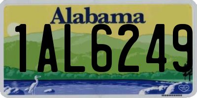 AL license plate 1AL6249