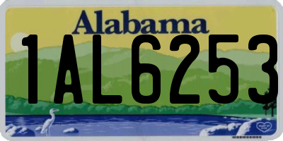 AL license plate 1AL6253