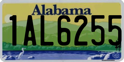 AL license plate 1AL6255