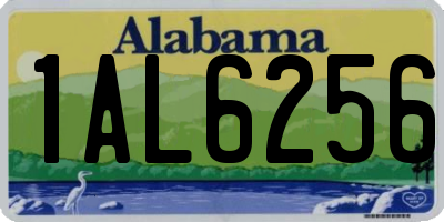 AL license plate 1AL6256