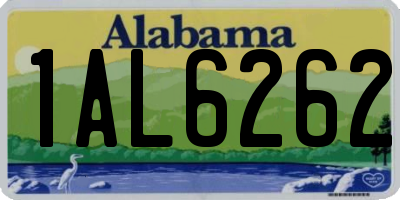 AL license plate 1AL6262