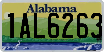 AL license plate 1AL6263