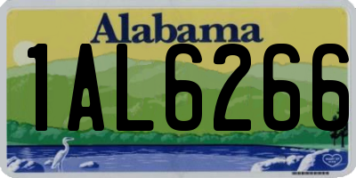 AL license plate 1AL6266