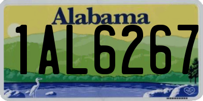 AL license plate 1AL6267