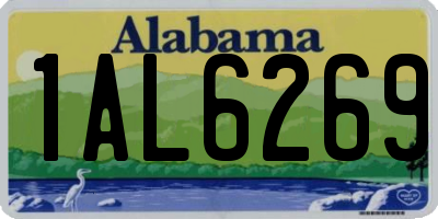 AL license plate 1AL6269