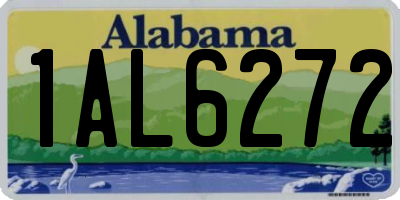 AL license plate 1AL6272