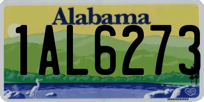 AL license plate 1AL6273