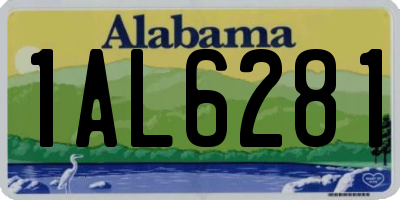 AL license plate 1AL6281
