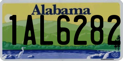 AL license plate 1AL6282