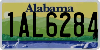 AL license plate 1AL6284