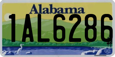 AL license plate 1AL6286