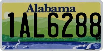 AL license plate 1AL6288