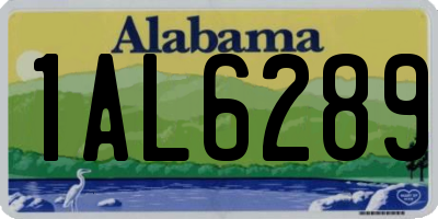 AL license plate 1AL6289