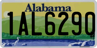 AL license plate 1AL6290