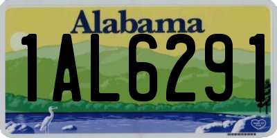 AL license plate 1AL6291