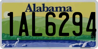 AL license plate 1AL6294