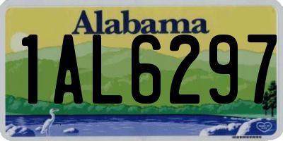 AL license plate 1AL6297