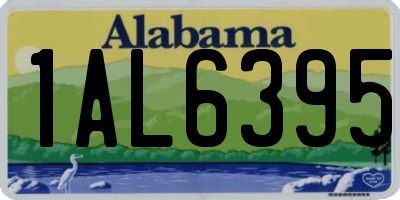 AL license plate 1AL6395