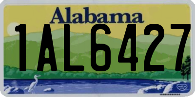 AL license plate 1AL6427