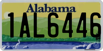 AL license plate 1AL6446