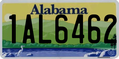 AL license plate 1AL6462