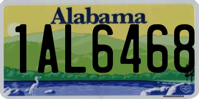 AL license plate 1AL6468