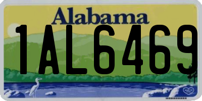 AL license plate 1AL6469