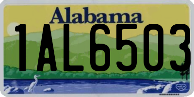 AL license plate 1AL6503