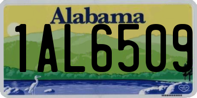 AL license plate 1AL6509