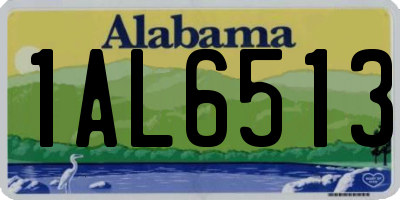 AL license plate 1AL6513
