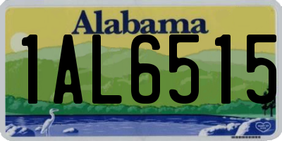 AL license plate 1AL6515