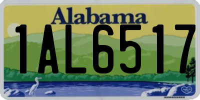 AL license plate 1AL6517