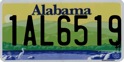 AL license plate 1AL6519