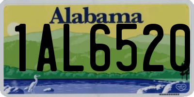 AL license plate 1AL6520