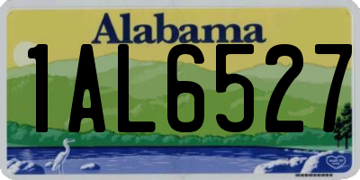 AL license plate 1AL6527